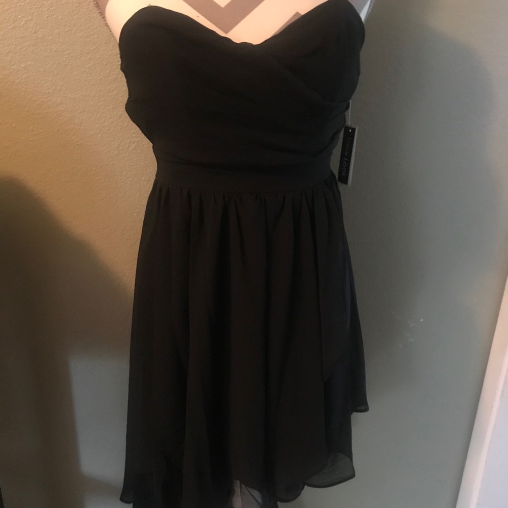 Chiffon/Sheer Black Dress